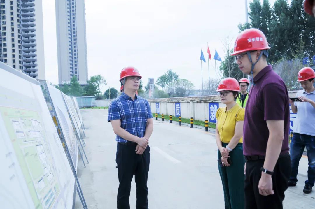 广汉市委常委,常务副市长魏宇调研广汉市人民医院新建项目