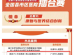 【點(diǎn)贊】廣漢市人民醫(yī)院榮獲“改善就醫(yī)感受， 提升患者體驗(yàn)”全國(guó)醫(yī)院擂臺(tái)賽杰出案例獎(jiǎng)
